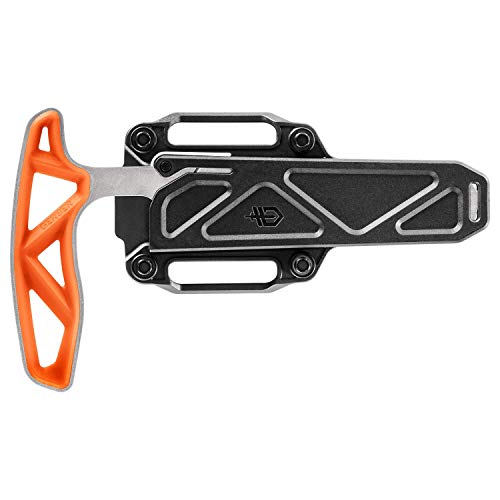Lightweight Camping Hunting Saw with Sheath - Orange, 7.55 Inch