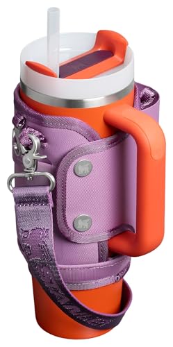 STANLEY All Day Quencher Carry All for 30 oz Tumbler with Handle | Crossbody Bag with Phone Holder Pocket, Card Sleeve & Detachable Strap | Water Bottle Carrier Bag | BPA-Free | Lilac