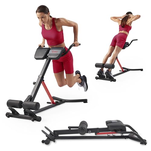 Roman Chair with Dip Bars - Multi-Function Back & Core Workout Bench - Dark Grey