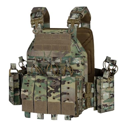 CrogaGear Camouflage Quick Release Tactical Outdoor Vest