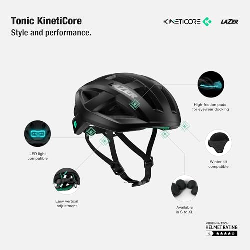 Lazer KinetiCore Impact-Dispersing Bike Helmet - Next Level Safety