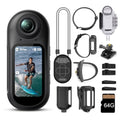 4K Action Camera with Waterproof Case, Wide-Angle POV Body Cam, WiFi