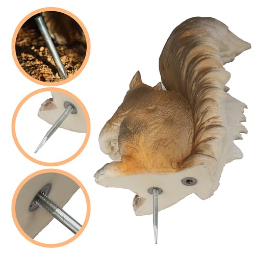 3D Animal Target Squirrel Foam Archery Target with Ground Stakes for Outdoor Hunting