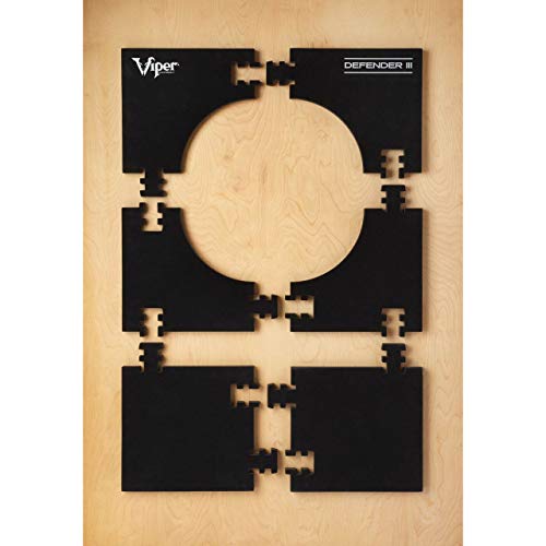 Viper Defender III Dartboard Wall Protector Black - Fits 17.75" & 18" Bristle Dartboards