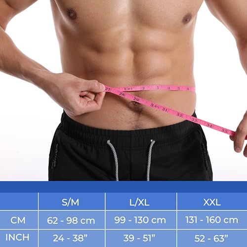 Umbilical Hernia Belt for Men & Women, L/XL (39-52 Inch), Double Thickness Support