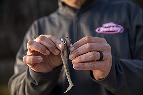Berkley PowerBait Hollow Belly Fishing Swimbait - Bone Shad 4 Inch - 4 Pack