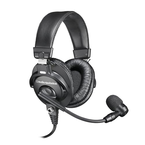 Audio-Technica BPHS1 Broadcast Stereo Headset with Dynamic Cardioid Boom Mic - Headset