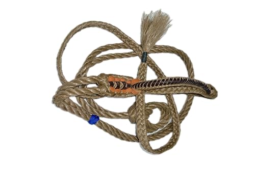 Full Leather Junior Bull Rope 10.6 ft for Calf and Small Steer Riding