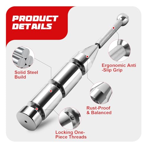 17.6LB Adjustable Steel Macebell for Strength Training & Fitness