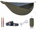 Onewind 11ft Ultralight Camping Hammock with Mosquito Net and Adjustable Ridgeline - Od Green