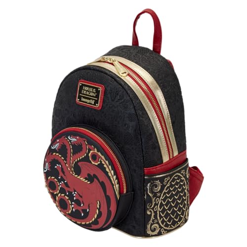 Loungefly House of the Dragon Targaryen Sigil Mini Backpack - Officially Licensed