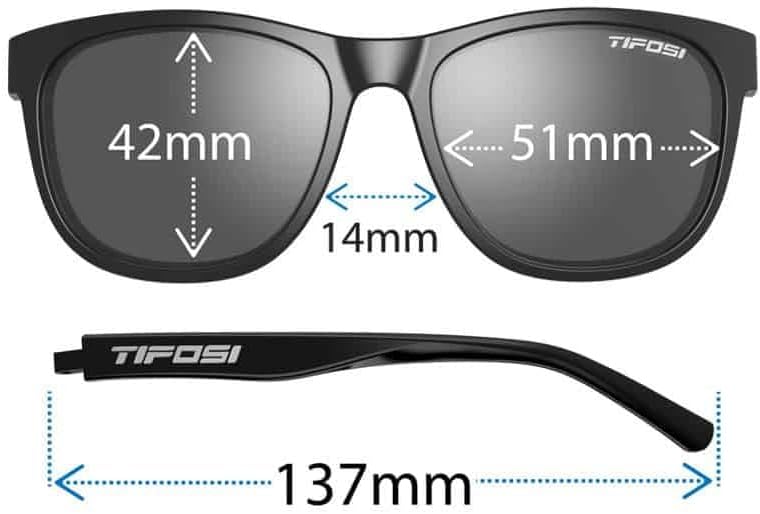 Tifosi Swank Sport Sunglasses - Tangle Free - Ideal For Cycling, Golf, Hiking, Pickleball, Running and Great Lifestyle Look