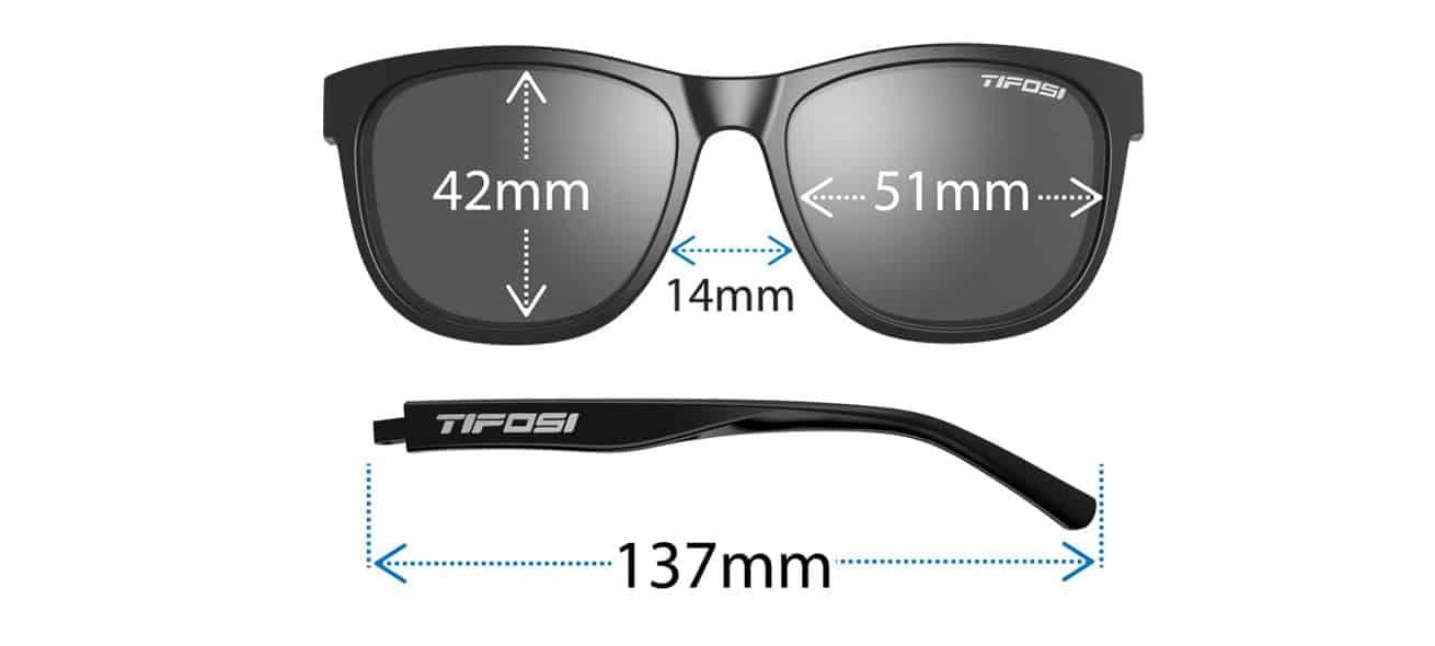 Tifosi Optics Swank Sunglasses (Bottle Green/Smoke Polarized Lenses)