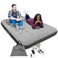 EnerPlex Queen Air Mattress 9 Inch Grey with Detachable Pump - Camping Bed