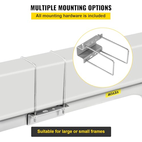 60-Inch Adjustable Boat Trailer Guide Poles with PVC Covers & L Shaped Stiffeners - Rustproof Steel, for Ski & Fishing Boats