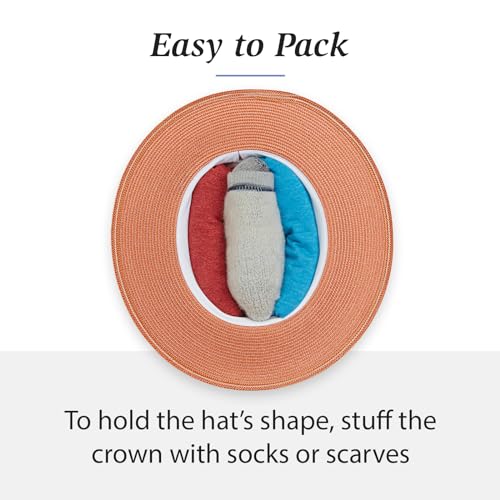 Petite Kristy Fedora Sun Hat for Women - UPF 50+ UV Protection, Packable & Adjustable