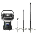 Telescopic Camping Lantern with 3200 Lumens, 7.5ft Stand, Rechargeable LED Light