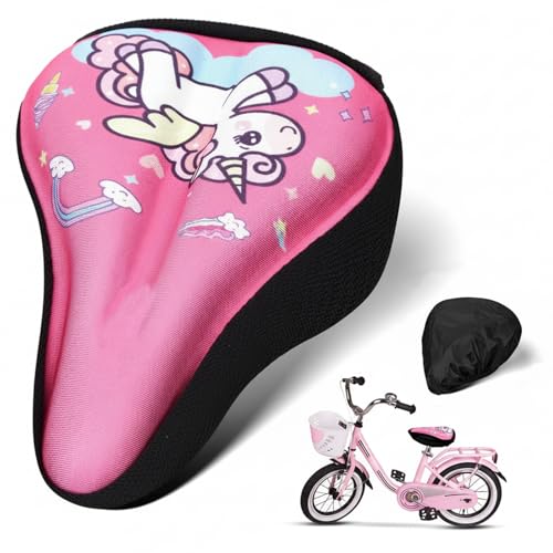 Kids Bicycle Seat Cover 8x5.7 Inch Water Dust Resistant Breathable Foam