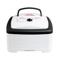 NESCO FD-80A Square Food Dehydrator with 4 Trays for Snacks, Jerky, Fruit & Vegetables — Electric Food Dehydrator, Expandable Up to 8 Trays, Even Heat Drying, White