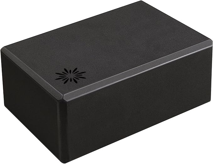 Black 4in Foam Yoga Blocks Bulk 10 Pack for Support & Flexibility