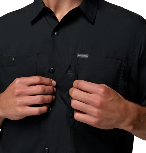 Men's Silver Ridge Utility Lite Short Sleeve Shirt - Black, Small