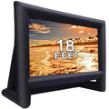 GYUEM 18 Feet Portable Inflatable Outdoor Indoor Projector Movie Screen - 18FT Variation
