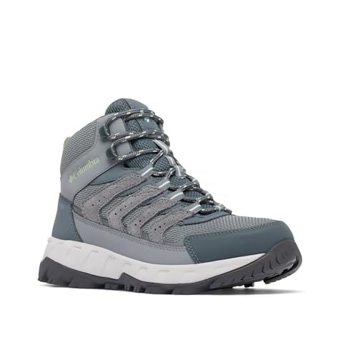 Columbia Men's Strata Trail Mid Waterproof Boots - Titanium Grey / Sage Leaf 11
