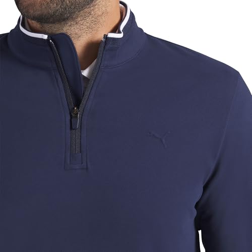 Men's Cloudspun Tech Golf 1/4 Zip Shirt - Medium Deep Navy
