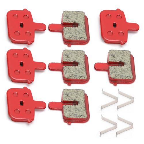 Resin Semi-Metal Brake Pads Replacement for Electric Vehicles 8PCS