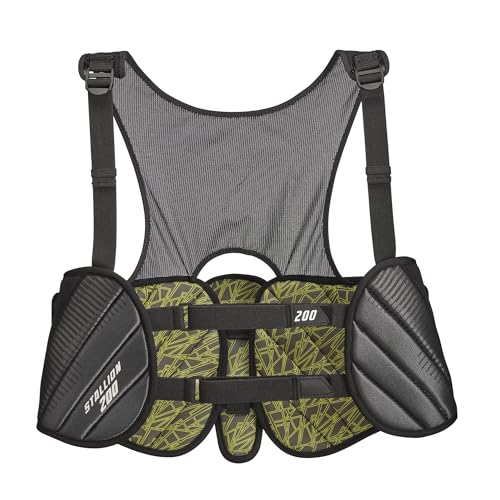 STX Stallion 200 Youth Rib Pad - Small Black/Grey Low-Profile Protective Gear