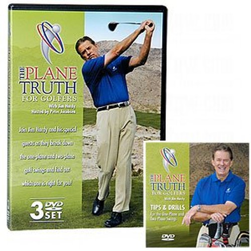 The Plane Truth for Golfers 3 DVD set plus Tips and Drills