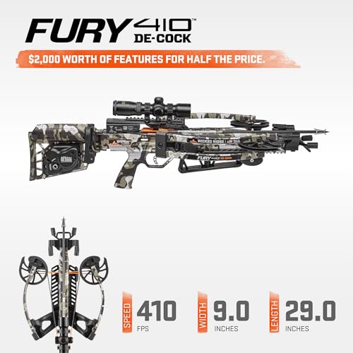 Wicked Ridge Fury 410 De-Cock with Scope & Arrows | 410 FPS