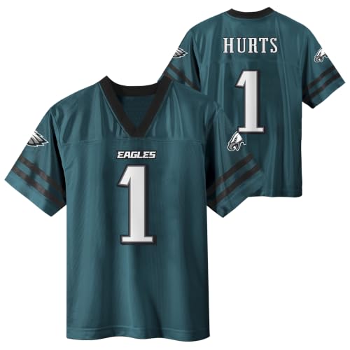 Youth Jalen Hurts Philadelphia Eagles #1 Green Home Jersey - Size 10-12, Outerstuff