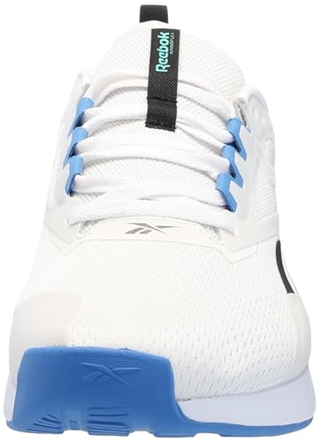 Reebok Men's Nanoflex TR 2.0 Cross Training Shoes White Black Green 12