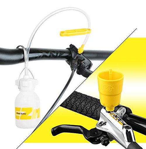 Fireyouracing Mountain Bike Hydraulic Disc Brake DOT Mineral Oil Bleed Kit for AVID Formula Hanyes Echo Shimano Tekro HS33 Magura Nutt (Normally Combination)