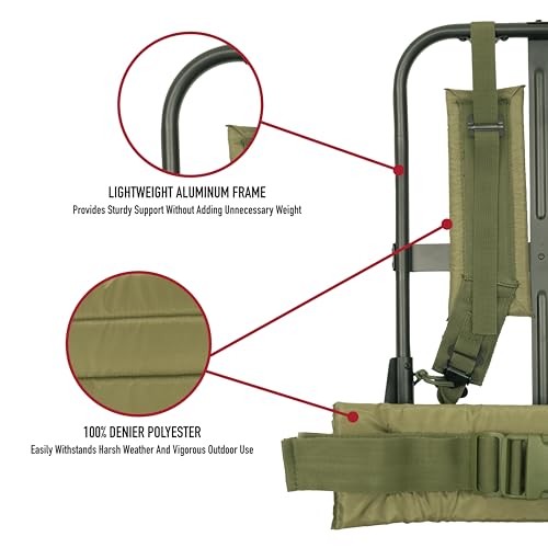Rothco Aluminum ALICE Pack Frame with Straps & Kidney Pad Military Backpack Support