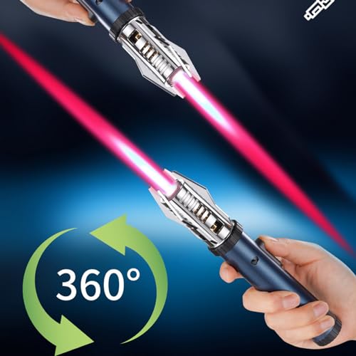 Windproof Refillable Torch Lighter for Camping BBQ Candle Cooking