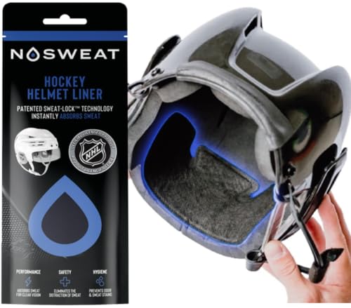No Sweat NHL Officially Licensed Hockey Helmet Sweat Liners - 25 Pack