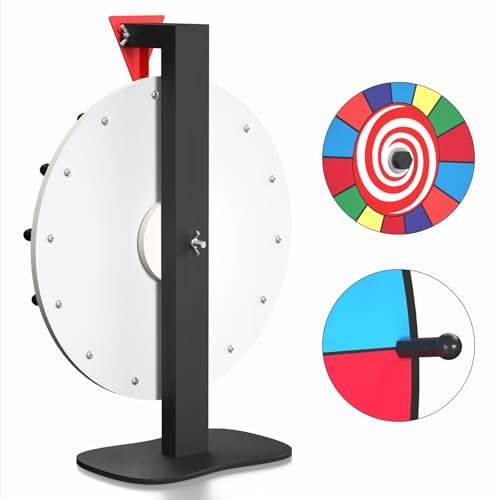 12 Inch Heavy Duty Prize Wheel with 14 Slots for Party and Classroom Games