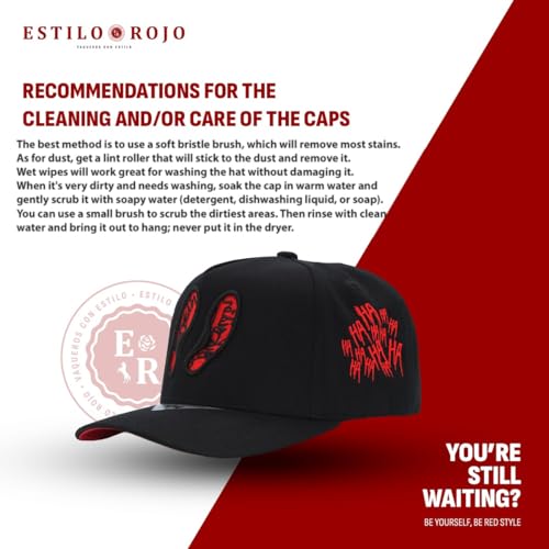 Suelita Baseball Cap for Men & Women - Adjustable Snapback Hat - Black Variation