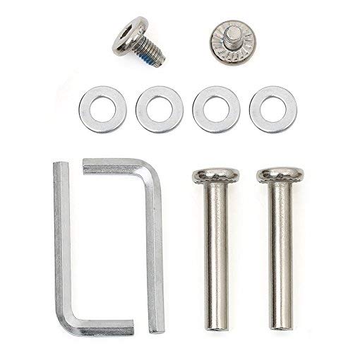 Ricrrover Luggage Suitcase Wheels Replacement Kit 75x24mm/2.95"x0.94" w/ABEC 608zz Inline Outdoor Skate Replacement Wheels, Set of (2) Wheels (OD:75 W:24 ID:6 Axles:35&40mm)