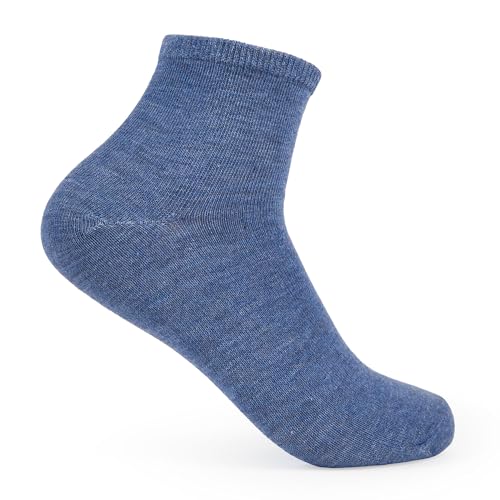Keds Women's Quarter Knit Socks - One Size Denim Blue Assorted Pack