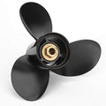 VIF Boat Propeller 10 3/8 x 13 for Mercury 9.9-25HP Outboard Engines, Black Aluminum