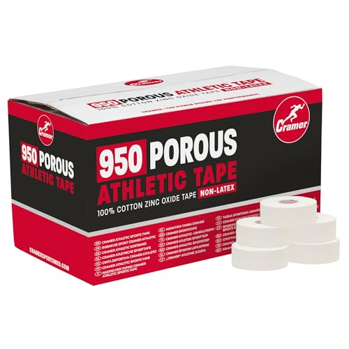 Athletic Tape Bulk Pack - White 1" x 15 Yards, 48 Rolls for Injury Prevention & Support Variation of THIS listing