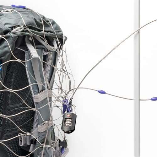 Pacsafe 55L Backpack & Bag Protector Silver 360° Locking Security System