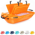 GoSports Outdoors 40QT Floating Cooler Orange - Amphibious Dry Storage for Water & Land