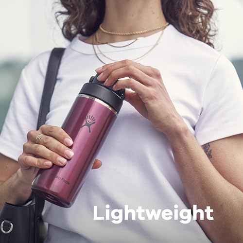 Hydro Flask 32 Oz Lightweight Insulated Water Bottle with Wide Flex Chug Cap - Obsidian