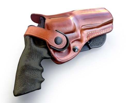 Leather Revolver Holster for PC Mod 686 .357 6-Shot Unfluted Cylinder 4-Inch Barrel