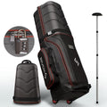 RIVOX Hard Shell Golf Travel Bag with Wheels, TSA Lock & Interior Cushion