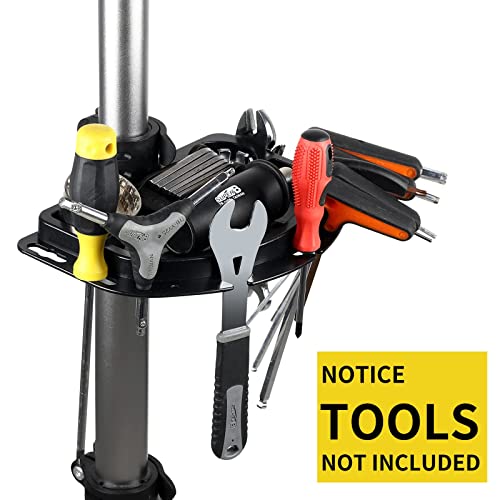 West Biking Silver Bike Repair Stand - Foldable, Adjustable, 85 Lb Capacity